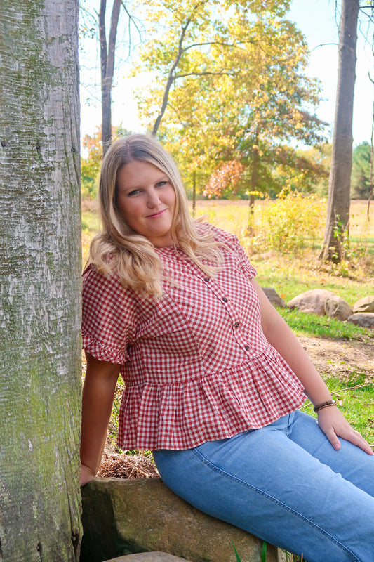 Cider Ruffle Blouse