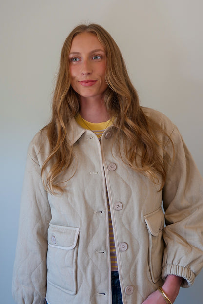 Crescent Quilted Coat