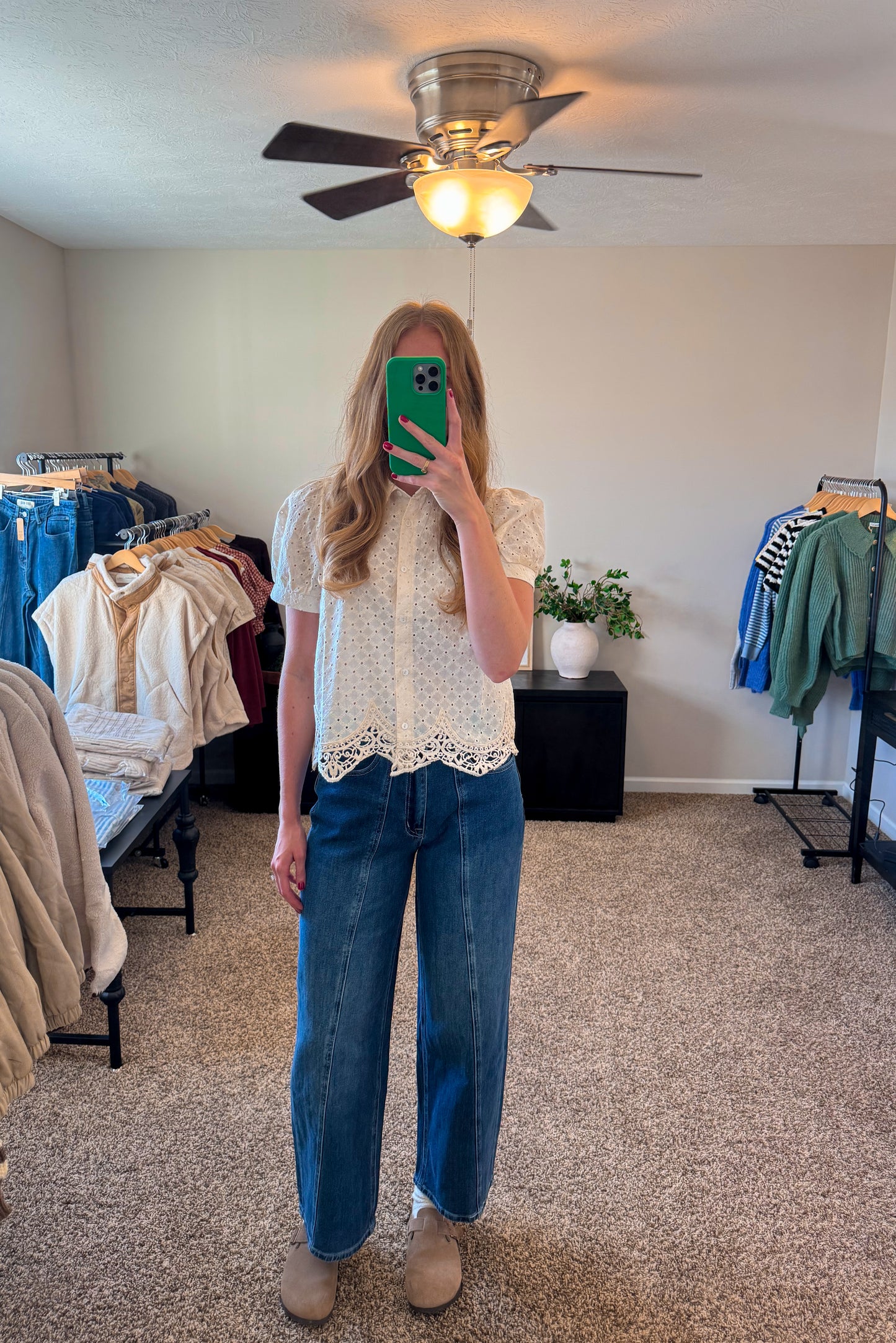 Maple Lane Wide-Leg Jeans