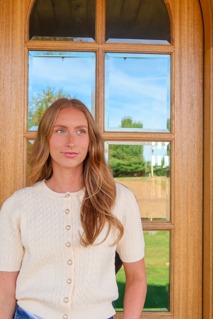 Vintage Vine Cable Cardigan