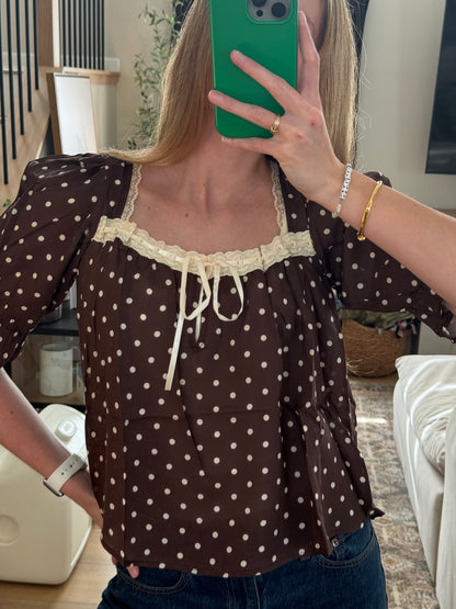 Polka Dot Blouse