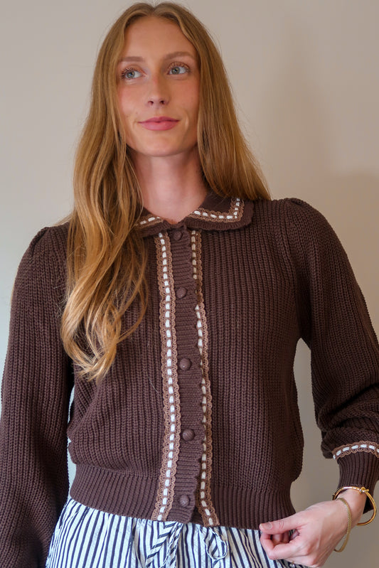 Storybook Stitched Cardigan